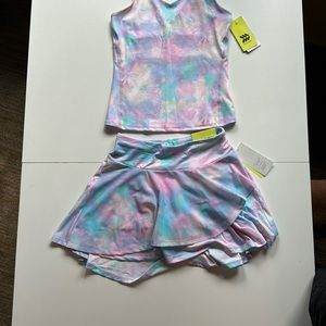Brand New All In Motion Matching Tank Top and Skort Outfit